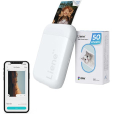 Liene Pearl 2x3" Portable Photo Printer (White)