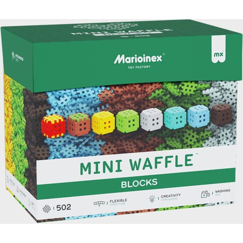 Marioinex Klocki konstrukcyjne Marioinex Mini Waffle, 502 elementy