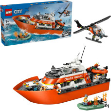 Lego Blocks City 60504 Coast Guard Rescue Boat and amp: Helicopter