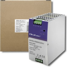 Qoltec DIN rail power supply 240W, 24V, 10A