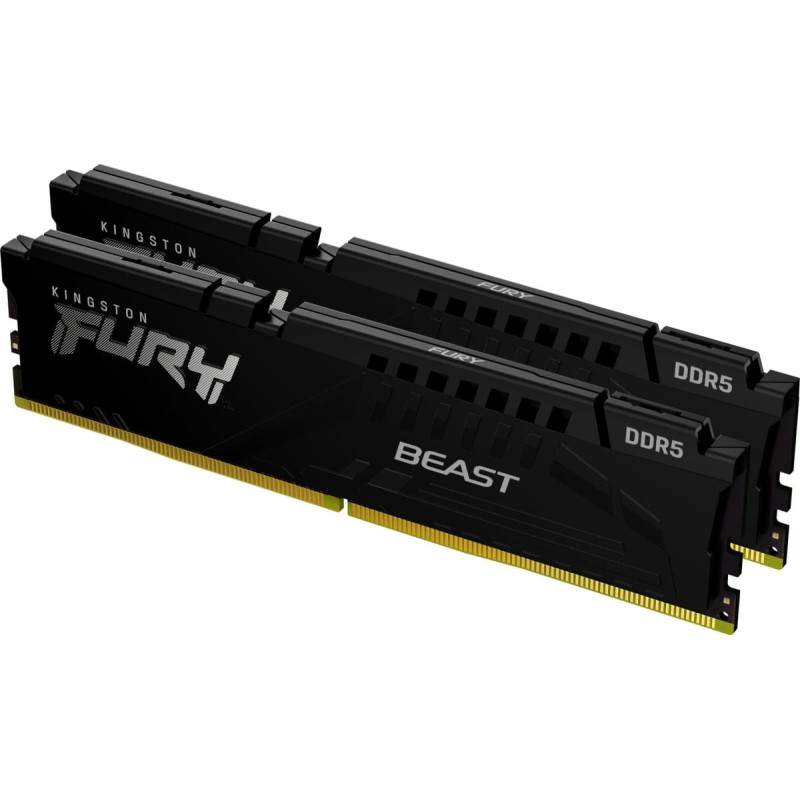 Kingston Fury Pamięć Kingston Fury Beast, DDR5, 32 GB, 5200MHz, CL40 (KF552C40BBK2-32)