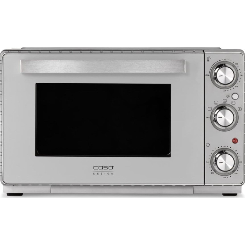 Caso Mini piekarnik Caso Compact oven TO 26 SilverStyle 26 L Electric Easy Clean Manual Height 30 cm Width 48 cm Silver