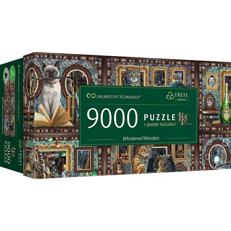 Trefl Puzzle Prime Whiskered Wonders 9000 element&oacute;w