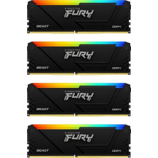 Kingston Fury Pamięć Kingston Fury Beast RGB, DDR4, 32 GB, 3600MHz, CL17 (KF436C17BB2AK4/32)