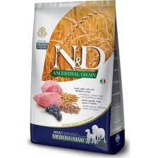 Farmina FARMINA N&D ANCESTRAL GRAIN DOG LAMB AND BLUEBERRY PUPPY MEDIUM & MAXI 12kg
