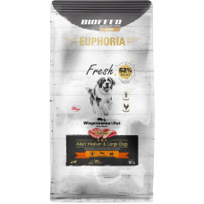 Biofeed Euphoria Fresh Meat Adult Medium & Large Wieprzowina i Gęś 12kg