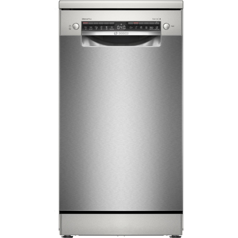 Bosch Stacionari indaplovė SPS4EMI17E, &scaron;lifuoto plieno, apsauga nuo pir&scaron;tų atspaudų, 45 cm
