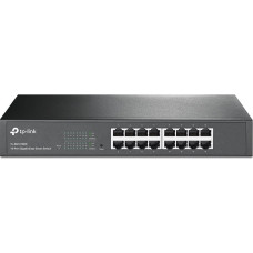 Tp-Link TL-SG1016DE Valdomas L2 Gigabit Ethernet (10/100/1000) 1U Juoda