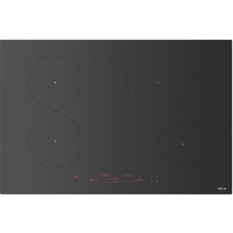 Elica PRIMIS 804 PLUS RAW PRF0210632 induction hob, 78 cm, black glass