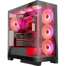 Modecom Black COMPUTER CASE SPACE ARGB